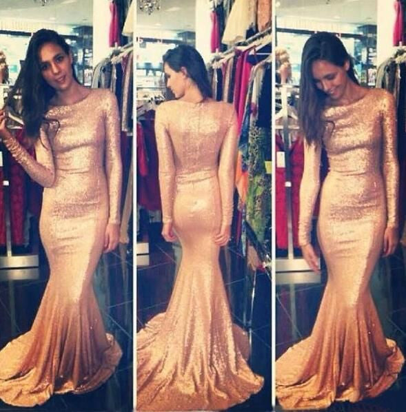 Sequin Prom Dresses,Sexy Prom Dress,New Arrival Prom Dress,Long Sleeve Prom Dress,Fashion Prom Dress,PD009
