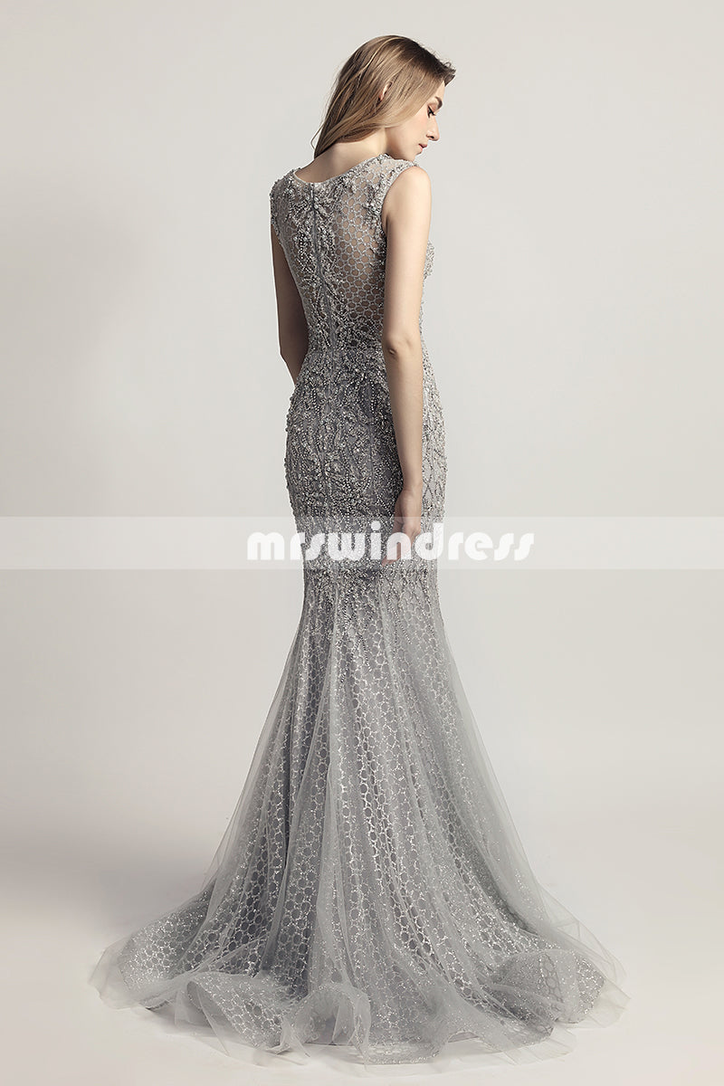 Simple Prom Dresses,Vintage Prom Gowns,Long Evening Dress, Evening dresses,LX445
