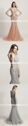 Simple Prom Dresses,Vintage Prom Gowns,Long Evening Dress, Evening dresses,LX445