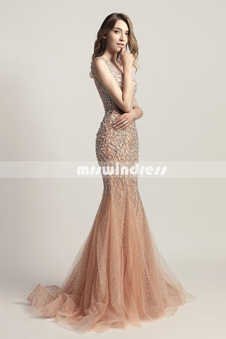 Simple Prom Dresses,Vintage Prom Gowns,Long Evening Dress, Evening dresses,LX445