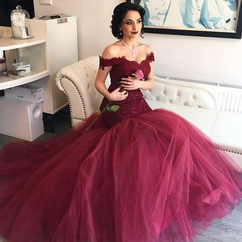 Mermaid Prom Dresses,Off-shoulder Prom Dress,Elegant Prom Dresses,New Arrival Prom Dress,Cheap Prom Dress,PD0098