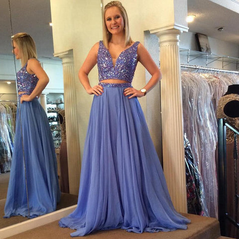 Modern Prom Dresses,V-neck Prom Dress,A-line Prom Dress,Modern Prom DressPD0069