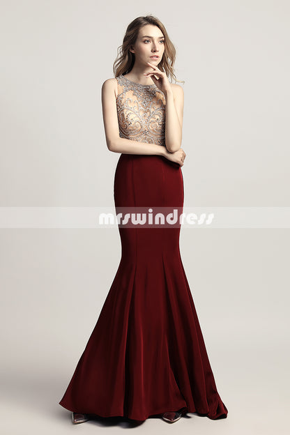 Simple Prom Dresses,Vintage Prom Gowns,Long Evening Dress, Evening dresses,LX414