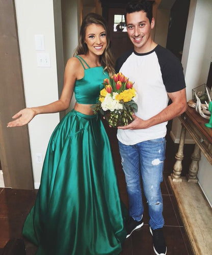 Gorgeous Prom Dresses,A-line Prom Dress,Two Pieces Prom Dress,High Quality Prom Dress,Cheap Prom Dress,PD0051