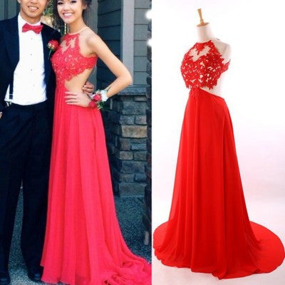 Long Prom Dress, Lace Prom Dress, Backless Prom Dress, Cheap Prom Dress, Charming Prom Dress, BD077