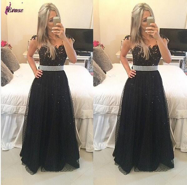 Black Prom Dresses,Charming Prom Dress,Long Prom dress,party prom Dress,BD416