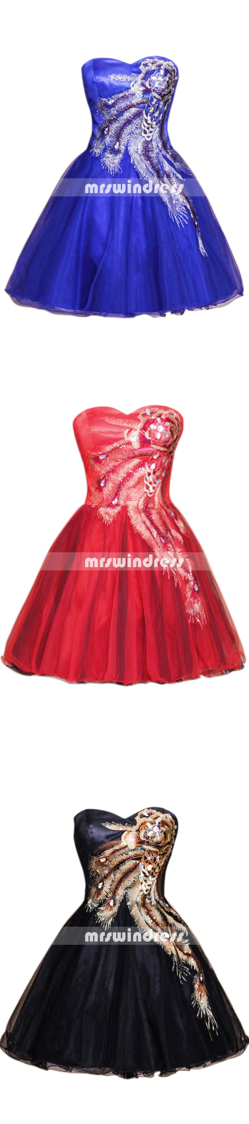 Simple Prom Dresses,Vintage Prom Gowns,Short Evening Dress, Homecoming Dresses,SD039B