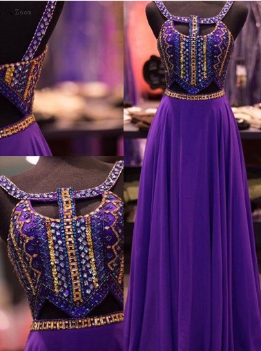 purple prom Dress,two pieces Prom Dress,charming prom dress,Long prom dress,BD1201