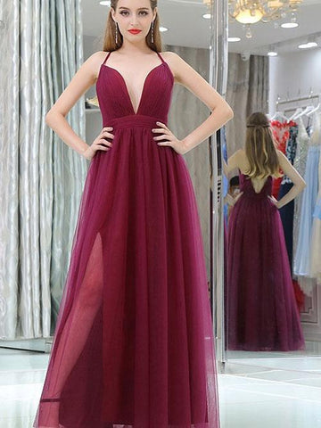 Cheap Prom Dresses, Halter A-line Floor-length Sexy Prom Dresses,PD4558754