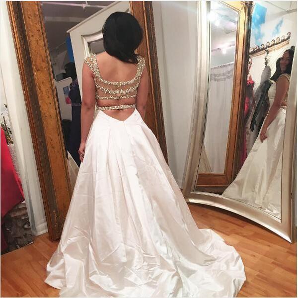 A-line prom dress Short Sleeve Lace-up Back Long Prom Dress Evening Dress,PD4558721