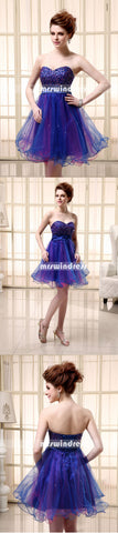 Simple Prom Dresses,Vintage Prom Gowns,Short Evening Dress, Homecoming Dresses,SD101