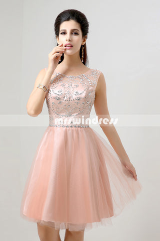 Simple Prom Dresses,Vintage Prom Gowns,Short Evening Dress, Homecoming Dresses,SD133