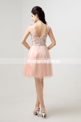 Simple Prom Dresses,Vintage Prom Gowns,Short Evening Dress, Homecoming Dresses,SD133