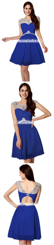 Simple Prom Dresses,Vintage Prom Gowns,Short Evening Dress, Homecoming Dresses,SD218