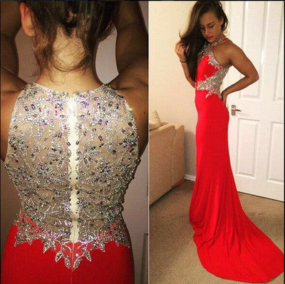 red Prom Dress,long Prom Dress,charming Prom dress,evening dress,BD614