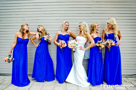 royal blue bridesmaid dress,long bridesmaid dress,chiffon bridesmaid dress,cheap bridesmaid dresses,BD828
