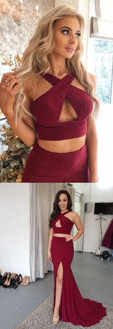 mermaid lace prom dress,backless prom dress,formal evening dress,BH91082